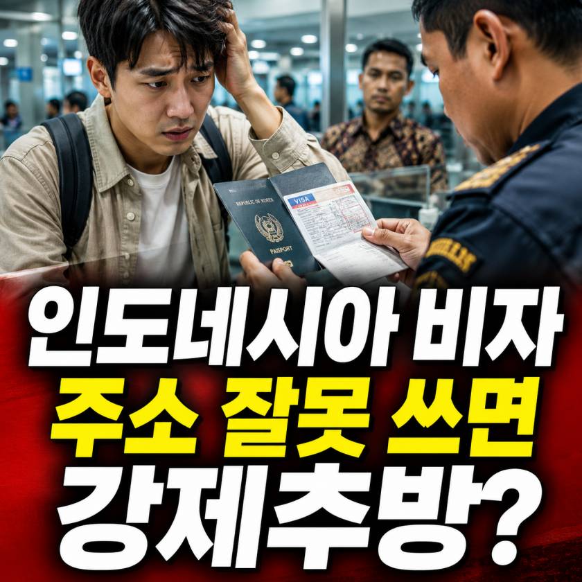 인도네시아 비자 주소 잘못 쓰면 강제 추방.jpg