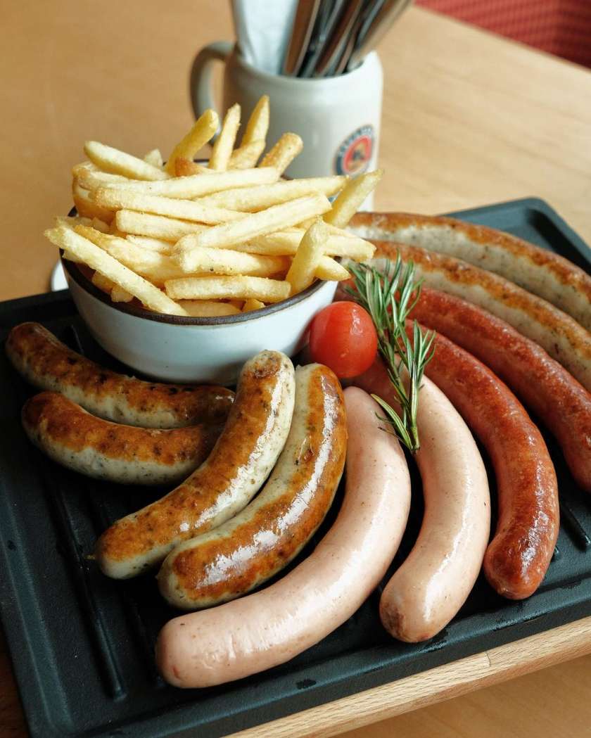 No need for a passport when you have a Bavarian Sausage Platter on your table..jpg