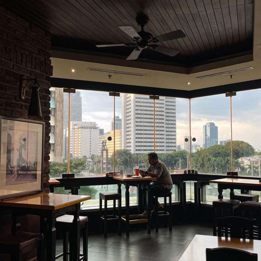 Time to escape from your mundane routine with a glass of Paulaner beer and a great view.#paulaner #jakartadestination #beerjakarta #barjakarta #germanrestaurant #germanfood #germanbeer.jpg