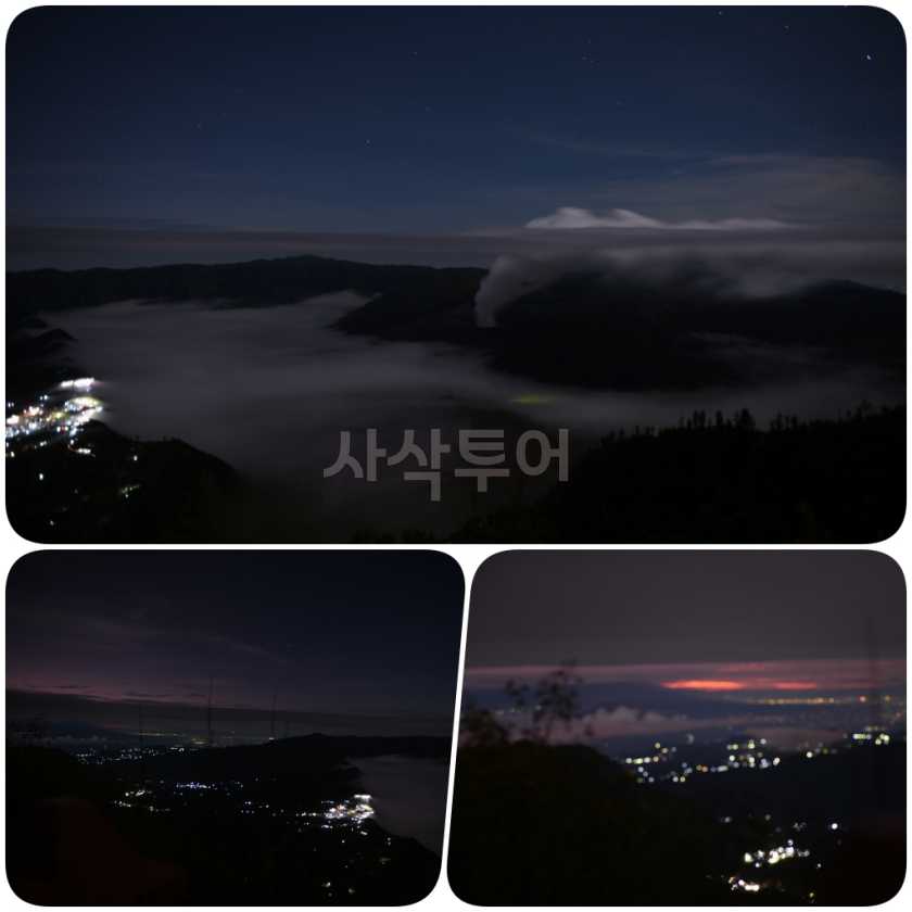 브로모 화산 일출 관람