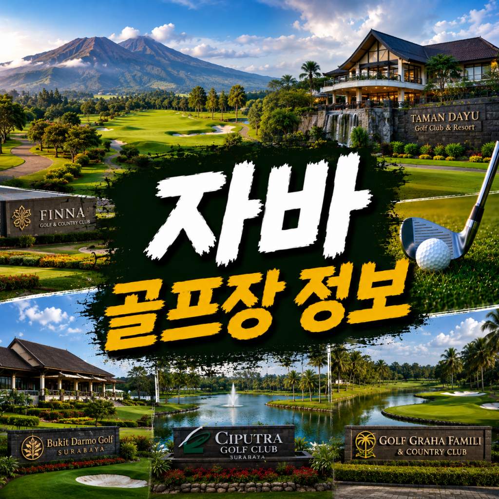 자바 골프장 정보 자카르타 수라바야 반둥 골프장 안내