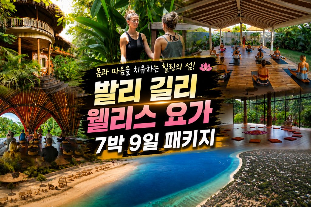 발리·길리 웰니스 요가 7박 9일